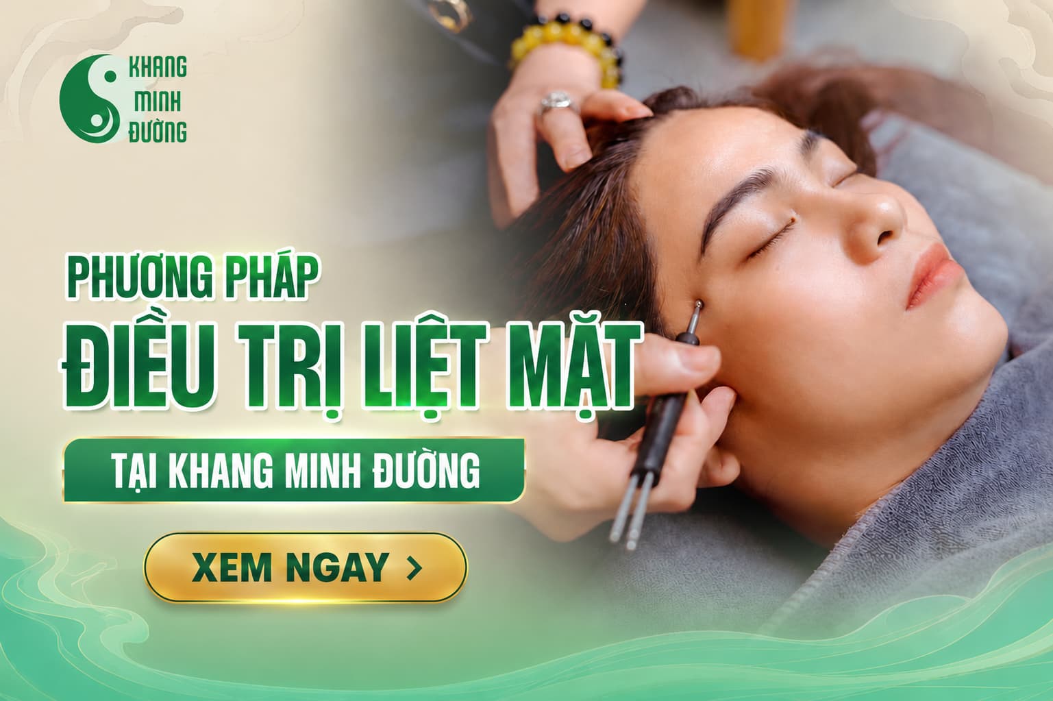 Điều trị liệt mặt tại Khang Minh Đường