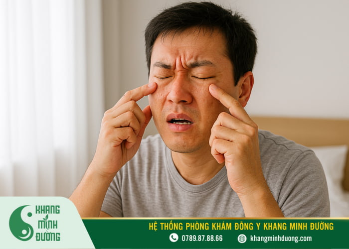 Khi ngủ dậy cảm thấy mắt khô rát chính là dấu hiệu của liệt mặt ngoại biên