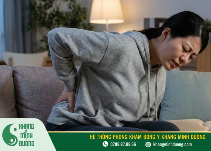 Đau lưng trái gần eo là dấu hiệu của sự bế tắc dòng khí huyết