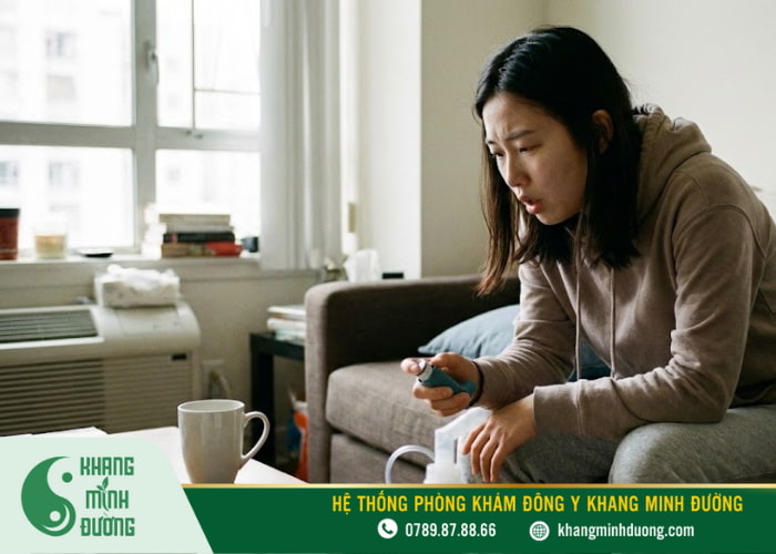 Đau lưng kéo dài dẫn đến tức ngực, ảnh hưởng hô hấp