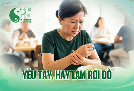 tay yếu hay làm rơi đồ