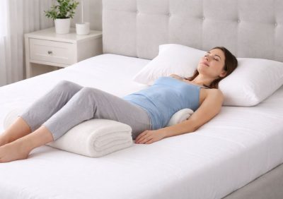 Nằm Ngửa Kê Gối Dưới Đầu Gối