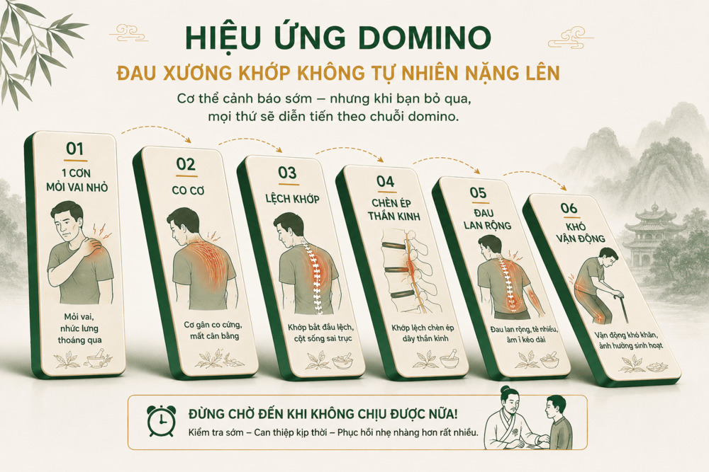 Dây chuyền xương khớp bị đau