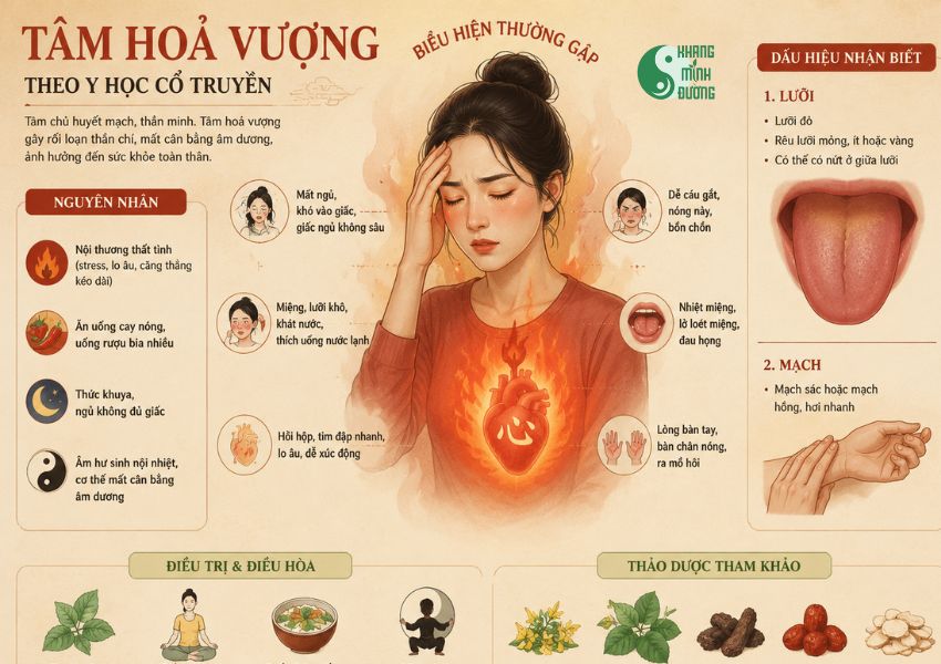Tâm hỏa vượng là gì