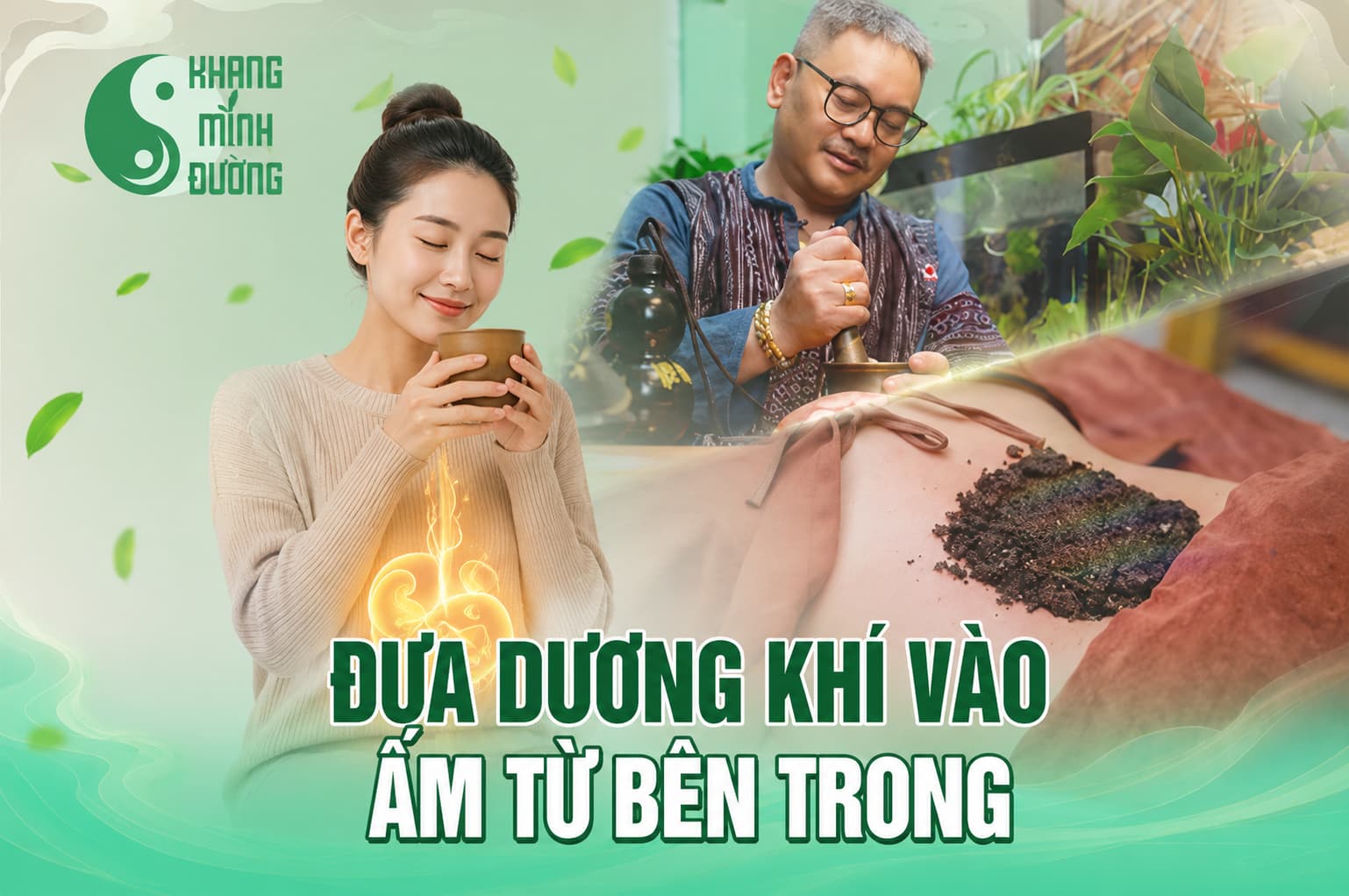 Cứu ngải đưa dương khí